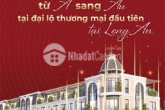 Shophouse mt đường 32, thị trấn hậu nghĩa, đức hòa, long an. phố thương mại tương lai của vingroup