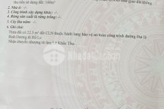 Bán lô đất mặt tiền đại lộ bd diện tích 200m2 giá 1tỉ350