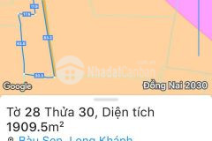 Chính chủ cần bán gấp lô đất vị trí đẹp giá rẻ có 1,0,2 tại long khánh, đồng nai
