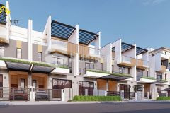 Nhà phố 3 tầng có sân để ô tô vườn sau nhà thoáng mát