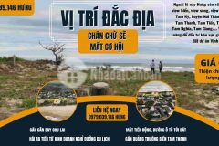 Lô đất hot nhất tam tiến, giáp biển tam tiến núi thành quảng nam, gần sân bay chu lai