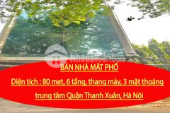 Bán nhà mặt phố quận thanh xuân, 85 x 6 tầng, thang máy, oto, giá 14,5 tỷ