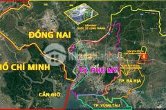 Đầu tư sinh lời,phú mỹ bà rịa vũng tàu dt 2ha.chỉ 46 tỷ bán đất đầ