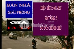 Bán nhà mặt phố giải phóng quận thanh xuân, hà nội 60 x 5t, 13 tỷ