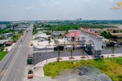 Đất mặt tiền tỉnh lộ 824 gần khu trung tâm hành chính thị trấn đức hòa