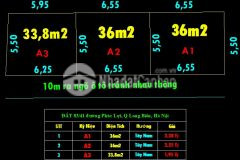 Bán đất siêu đẹp tại phường phúc lợi, quân long biên, 10m ra ôtô. chia 3 lô đẹp.