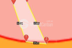 Đất mặt tiền 35m nguyễn thông.phú hài.phan thiết.bình thuận.dt 2.594m2