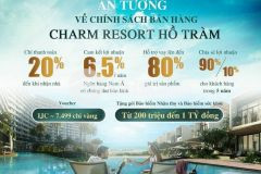 Siêu căn hộ biển xa hoa 6 sao tại charm hồ tràm cam kết lợi nhuận đến 16 triệutháng