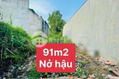 Bán nền đẹp thổ cư 91.4m2 đướng đối diện nguyễn thị tạo bình thủy cần thơ giá 630tr