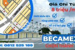 Bán đất mặt tiền kinh doanh thuộc kcn becamex 4633ha