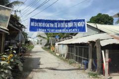 Nhà 302m2 mặt tiền đường đoàn thị nghiệp nối dài,trung an,mỹ tho,tiền giang