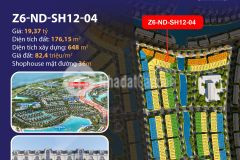 Ban căn shophouse phân khu thiên long măt đương 36m2 19ty dư an đôi rông đô sơn