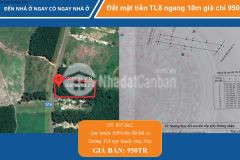 Bán nhanh lô đất mặt tiền tỉnh lộ 8