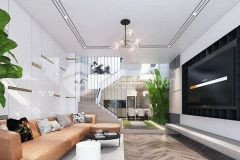 Nhà 1 trệt 1 lầu ở tân an tp thủ dầu một shr giá rẻ