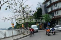 Bán nhà mặt phố quận tây hồ 310m 4 tầng vỉa hè đường mênh mông gía 56 tỷ