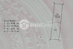 Bán đất ngô gia tự, long biên, ngõ oto tránh 73.4m2, 5.4 tỷ