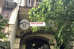 Cho thuê nhà phân lô ngõ 6 trần quốc hoàn, cầu giấy 56m2x5t mặt tiền 4m đường 8m có vỉa hè rộng rãi