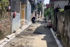 Chu ban gâp 55m2 đât xuân thuy, kiêu ky, gia lâm, ngo ô tô thông đang trai nhưa.