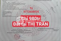 Đất nền phân lô 700m2 tại thị trấn tân khai bình phước xe 24c tới đất gần becamex bình phước giáp