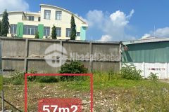 Bán gấp lô đất 57,4m2 ở hưởng lộ 2, gần coopmart bình tân, đường rộng, sổ riêng