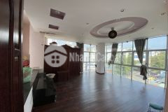 Cho thuê nhà 2 mặt tiền khu dân cư cao lỗ, q8 20x9m, trệt 3 lầu, có view. giá thuê 75trtháng
