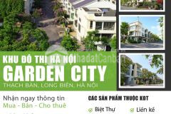 Bán căn nhà phố kinh doanh, dư án hà nội garden city, long biện. diện tích 114 m2, 4 tầng