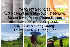 Bán đất đồng nai tây ninh, 150 2000m2, shr, 350tr 3,2tỷ. lh0919168799