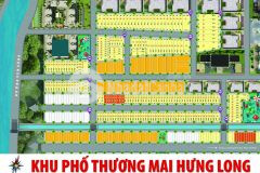 Lô cuối dự án a7 20 dự án khu phố thương mại hưng long cần đước, 4x26 104m2 vỉa hè 2m, sổ hồng riê