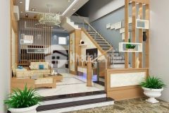 Cho thuê nhà 1 trệt 1 lầu mặt tiền đường trương công định,hướng đông nam.