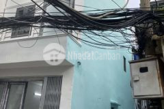 Bán nhà 2 lầu hẻm 122 tôn đản q4 hẻm thông xe hơi 4m