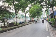 Mặt phố kinh doanh vỉa hè rộng bán nhà bờ sông sét 57m 4 tầng 4.5m 12.9 tỷ