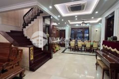 Bán biệt thự ở kđt tây nam linh đàm, ô tô tránh, vỉa hè rộng, diện tích 259m, 4 tầng, mt 12m, 45 tỷ