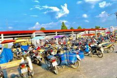 Nhà 1 trệt 1 lầu mặt tiền quốc lộ 1a chiết khấu cao