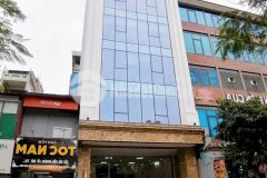 Bán tòa văn phòng 96m2 vip phố thái hà, đống đa 8t thang máy mặt tiền 6.5m ô tô dừng đỗ