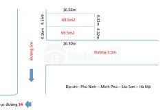 Chính chủ bán 2 lô đất tại phú ninh minh phú sóc sơn. liên hệ 0395156245