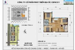 Chính chủ cần bán gấp căn hộ 3 phòng ngủ tầng 8 chung cư hh02 b2.1 khu đô thị thanh hà cienco 5