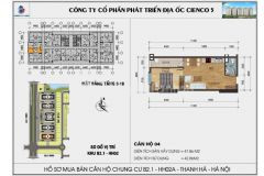 Chính chủ bán căn hộ 1 phòng ngủ hh02a thanh hà cienco 5 giá chỉ 905 triệu