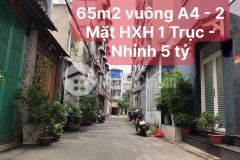 Nhỉnh 5 tỷ khu cao tầng 65m2 vuông, 2 mặt hẻm xe hơi lý thánh tông tân phú