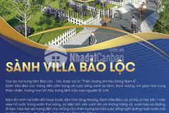 Dự án phân lô bán nền giá rẻ duy nhất còn tại bảo lộc lâm đồng