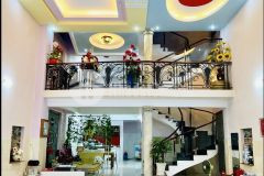 Mặt tiền biệt thự quận bình thạnh, dt 210m2, ngang 7m.