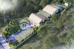 Ban biêt thư vươn 1000m2 chi 5trm2 binh ba đa bac ba ria, châu đưc