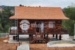 Bán đất nghỉ dưỡng 1221m2 200m2 thổ cư 1 căn nhà gỗ xinh xắn. tại lâm hà lâm đồng