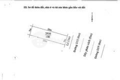 Cần bán lô đất kdc long hậu dt 5x20 giá 2 55 tỷ