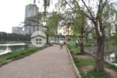 Mặt hồ, vườn hoa đền lừ, vỉa hè kinh doanhdt 80m2, mt5m, 26 tỷ