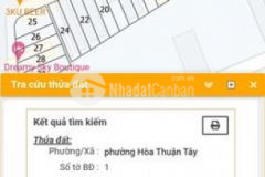 Đất mt trường thi 6 119 m2 đường 7m5 khu vip