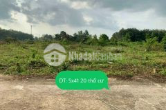 Mở bán đất full thổ cư, mặt tiền sỏi đỏ cách tphcm 100km giá 410 trieu hết đất