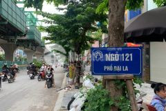 Bán nhà 121 đại la,quận hai bà trưng,hà nội