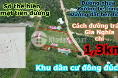 Cần bán lô đất 3 mặt tiền đường nhựa tại tp. gia nghĩa tỉnh đắk nông