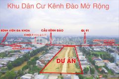 Bán đất nền kdc chợ kênh đào mở rộng, vị trí đẹp, shr, chỉ 10 13trm2. lh0837801160.