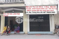 Mặt phố dốc thọ lão 40m2 4 tầng mặt tiền 10 mét 0944523668
